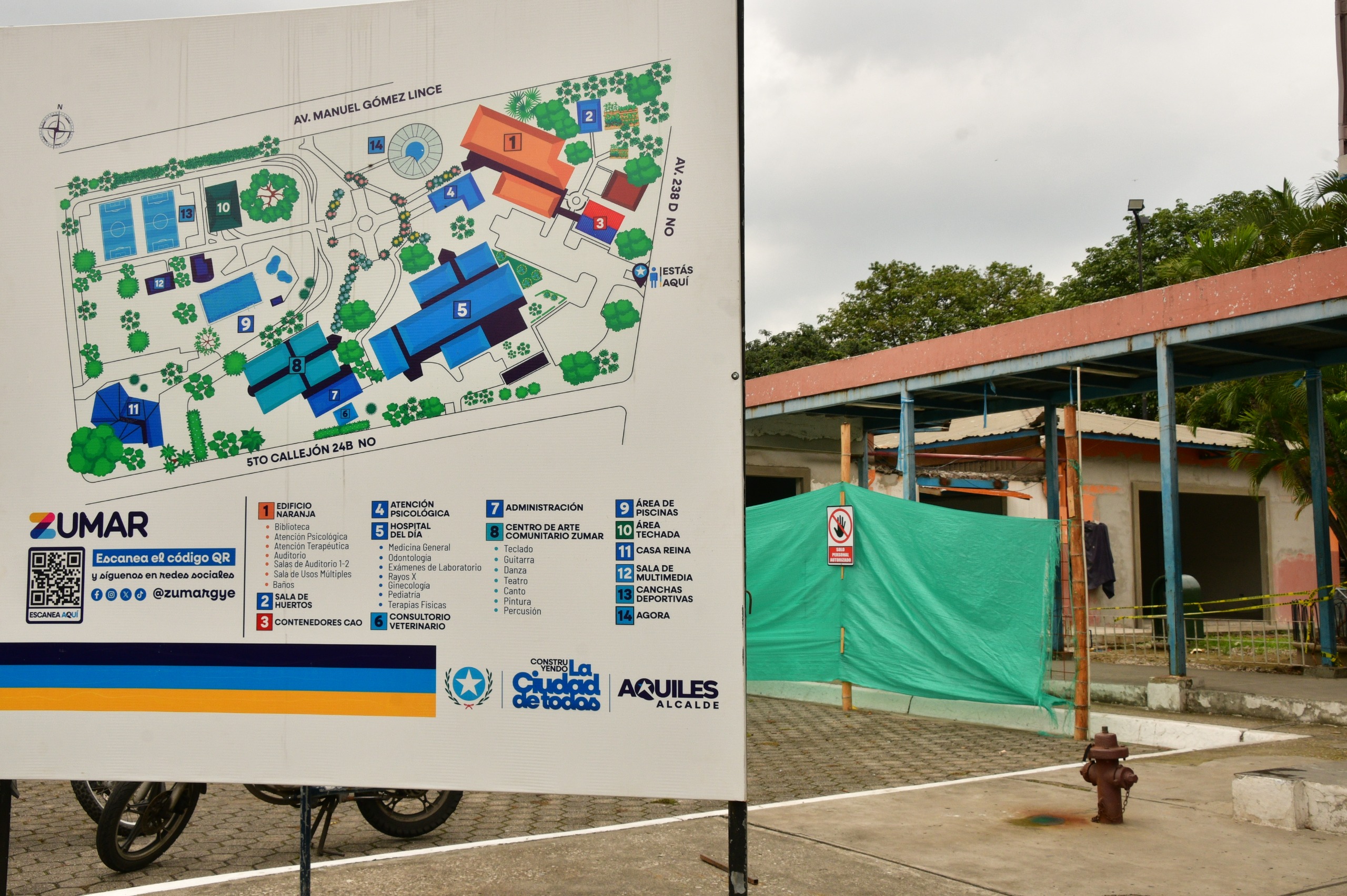 Repotenciación del Centro ZUMAR en Bastión Popular como parte del proyecto artístico-cultural para prevenir violencia.