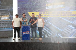 NOBOA ANUNCIA OPERACIÓN PLANTA DE AGUA POTABLE EN SANTO DOMINGO