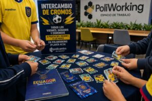 FIEBRE FUTBOLERA LLEGA AL POLICENTRO INTERCAMBIO DE CROMOS