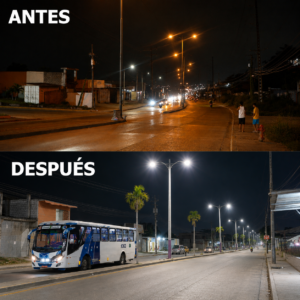 GOBIERNO ILUMINA 4.6 KILÓMETROS PRINCIPAL ACCESO A MONTE SINAÍ