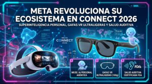 Meta VR Glasses revoluciona su ecosistema en Connect 2026